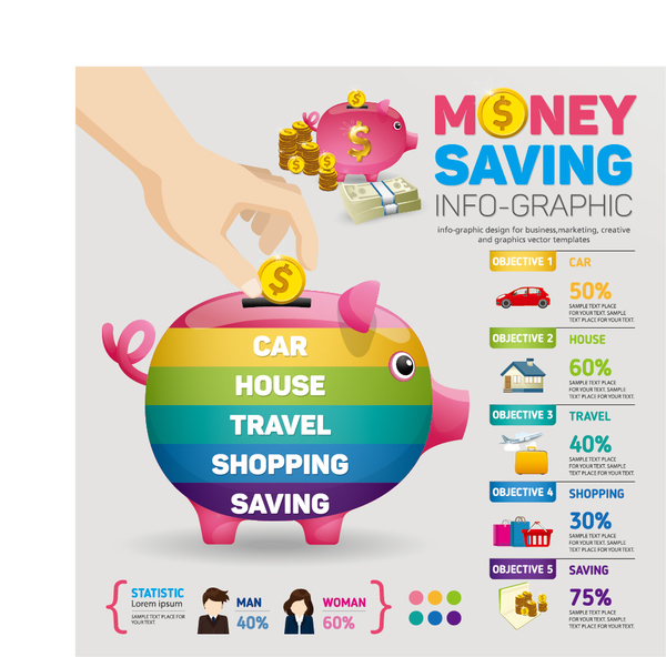 money-saving-infographic-with-piggy-bank-vector-03